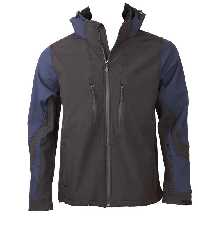 Μπουφάν softshell sport 3 layers με κουκούλα