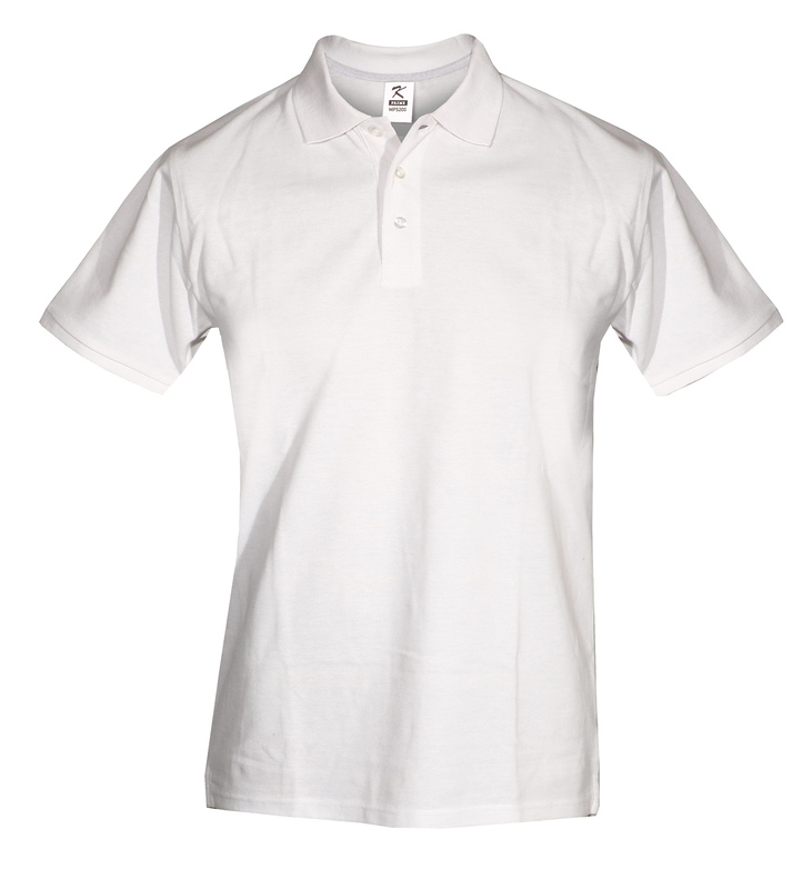 Ανδρικό Polo 100%cotton 200gr WHITE